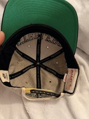 Pittsburgh Steelers Cap , Mitchell & Ness Snap Back,Black And Gray. Preowned