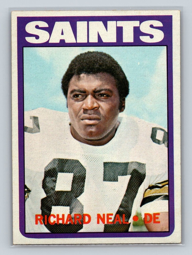 1972 Topps #87 Richard Neal New Orleans Saints