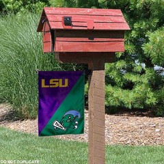 LSU vs Tulane House Divided Garden Flag Yard Flag