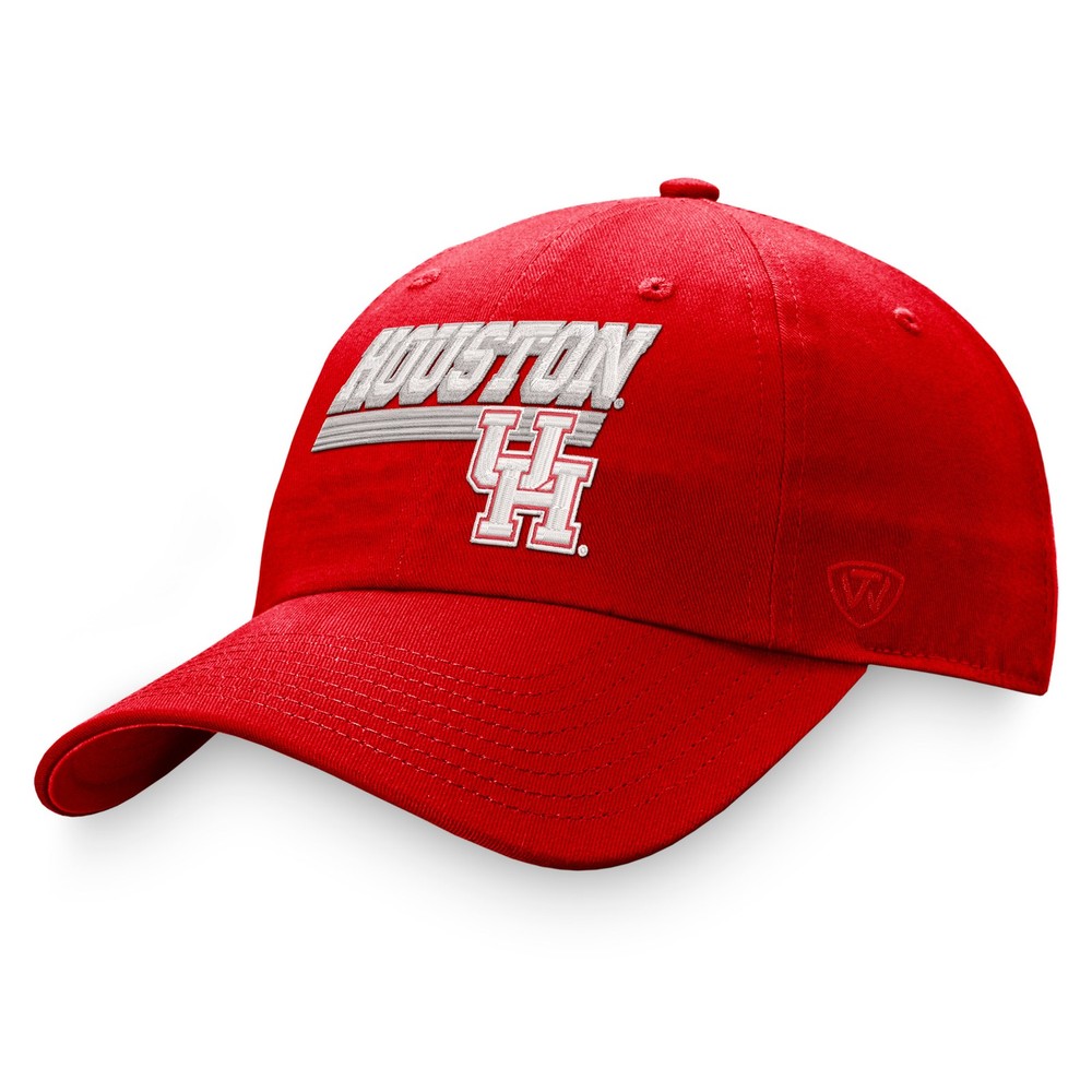 Men&rsquo;s Top of the World Red Houston Cougars Slice Adjustable Hat