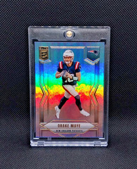 DRAKE MAYE HOLO FOIL RAINBOW REFRACTOR INVESTMENT CARD PATRIOTS MVP? Superbowl