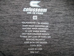 Colosseum South Carolina Gamecocks 1/4 Zip Pullover Jacket Men M Dark Gray/Black