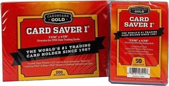 Cardboard Gold Card Saver 1 Holder PSA Graded Sleeves 50 100 200 500 1000 2000