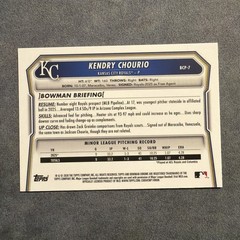 2026 Bowman Chrome Kendry Chourio Royals Burgundy Mojo /275 #BCP-7
