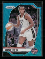 2024 Panini Prizm WNBA Aliyah Boston Teal Prizms #/49 #3