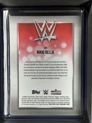 Nikki Bella Orange Logofractor Refractor /25 – 2026 Topps Chrome WWE #194 Divas