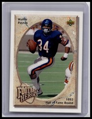 1992 Upper Deck #26 Walter Payton Football Heroes: Walter Payton