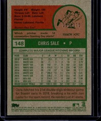 2019 Topps Archives Chris Sale Purple 056/175