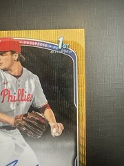 2025 Bowman Draft – Chrome 1st Autographs Cade Obermueller #CPA-CO Gold /50