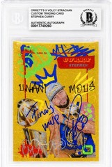 Orrett’s X Volcy Strachan Stephen Curry Auto With “Finals MVP” Inscription!! 1/1