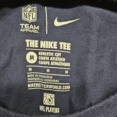 NFL Team Apparel Nike T-Shirt Men&rsquo;s Size Med Blue Green Gray Logo Athletic…