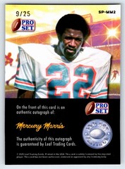2025 Pro Set Metal Mercury Morris Auto /25
