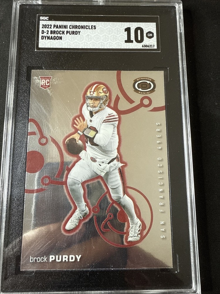 2022 Panini Chronicles #D-2 Brock Purdy (RC) Dynagon Rookies SGC 10 GM GEM MINT