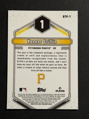 2026 Bowman Chrome Konnor Griffin #BTP-1 Top 100 – No. 1 Prospect Green /99