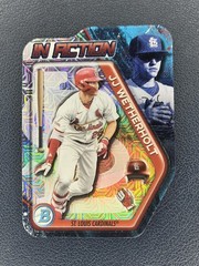 JJ WETHERHOLT 2025 Bowman Draft Chrome Bowman in Action Mojo Refractor #BIA-25