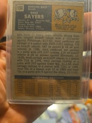 1971 Topps – Gale Sayers #150 HOF Chicago Bears Vintage NFL Football Card EX