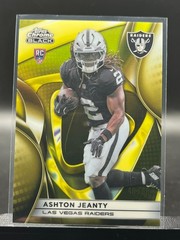 2025 Topps Chrome Black Ashton Jeanty #125 RC True Gold Refractor 40/50