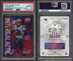2020 Tom Brady Score Intergalactic Lenticular PSA 10 GOAT Pop 20