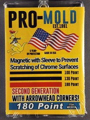 1x Pro Mold MH180SA 2nd Gen w/ Sleeve 180pt Magnetic Card Holder One Touch