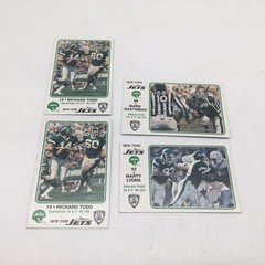 New York Jets 1981 Police Safety Football Frito Card Set Of 4 Gastineau Rookie