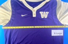 Washington Huskies Baseball Warmup Jerseys Nike Official 2016 Team Issued Worn