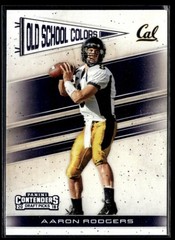 2018 Panini Contenders Draft Picks #1 Aaron Rodgers Old School Colors