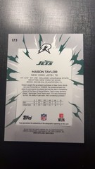 Topps Resurgence 2025 Mason Taylor New York Jets RC Auto #173 Numbered /99