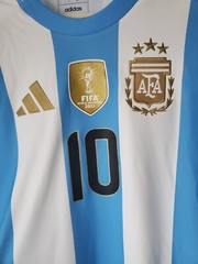 Adidas Men&rsquo;s Argentina 2024 Messi 10 Home Jersey AFA Copa America Men Sz L FIFA