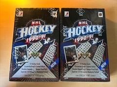 1990-91 Upper Deck Hockey Box Low Series FACTORY SEALED 2 Boxes.