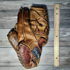 Vintage 1960s Spalding 42-238 Don Drysdale Autograph Baseball Glove Crisp Stamps