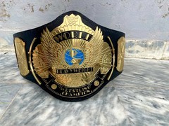 Winged Eagle Championship Wrestling Replica Title Belt Brass 2mm Adult size