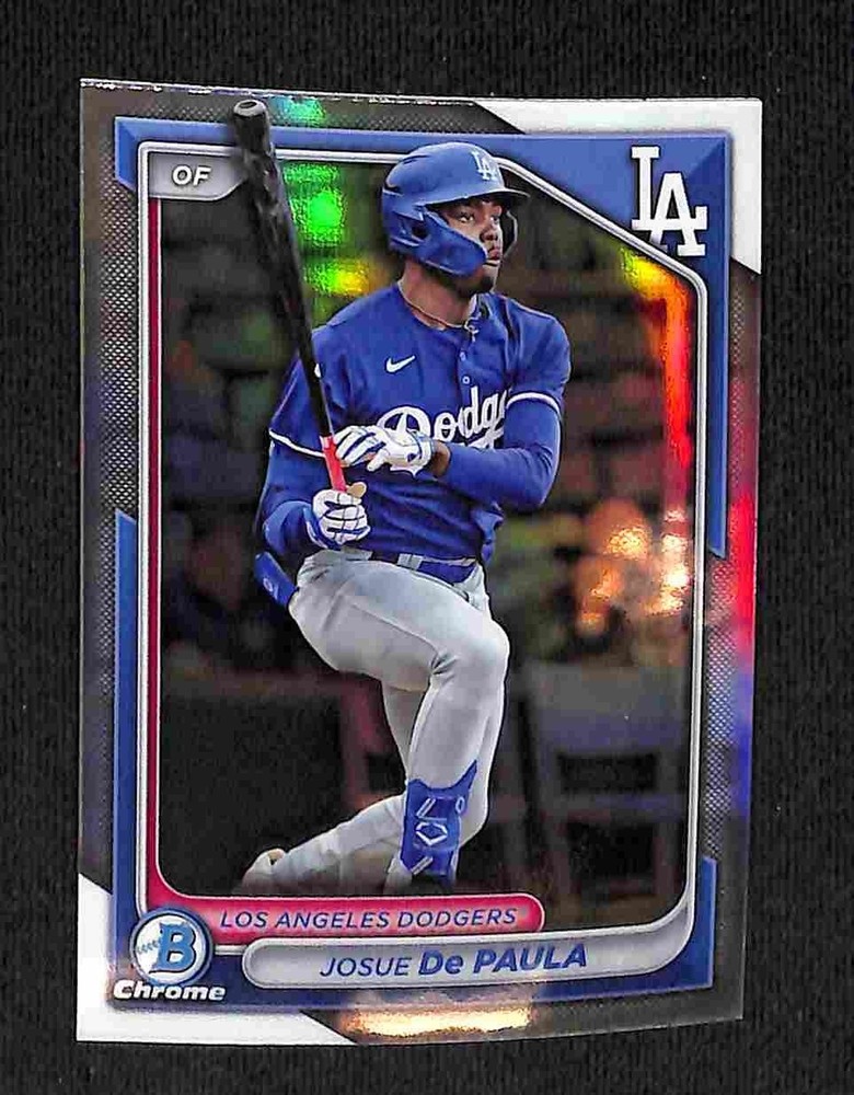 2024 Bowman Draft – Josue De Paula Chrome Refractor #BDC-47 Dodgers