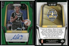 2025 Panini Prizm WNBA Ariel Atkins #SG-AA Green Prizm Signatures AUTO BB1944