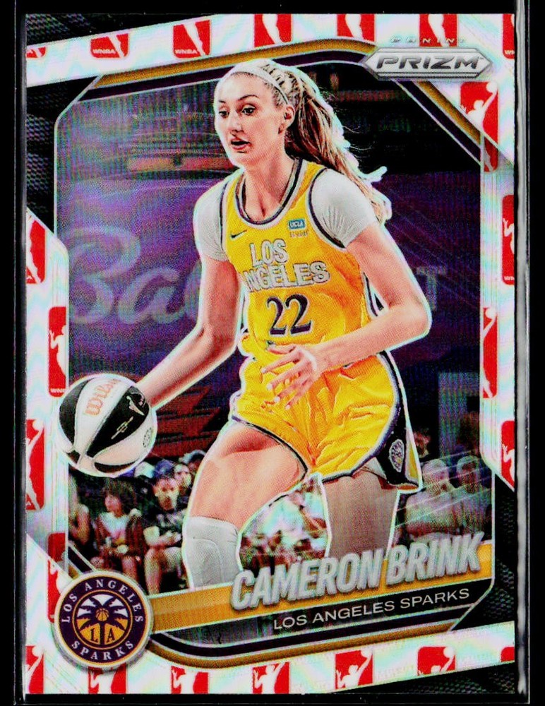 2025 Panini Prizm WNBA #87 Cameron Brink WNBA Logo Prizms