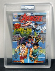 Carlos Alcaraz Signed 2024 US Open Avengers #1 Comic Magazine PSA Authentic Auto