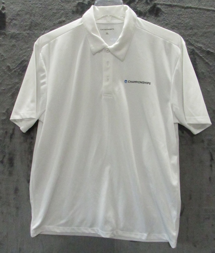 NCAA Championships Division II Port Authority Polo Shirt Men&rsquo;s XL White