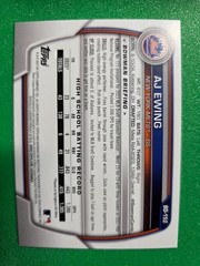 2025 BOWMAN AJ EWING 1ST ROOKIE #BD-152 NEW YORK METS MLB BASEBALL RC QTY