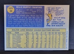 1970 Topps #34 Willie Crawford Los Angeles Dodgers EX-EXMINT+