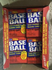 20 Lot 1981-1986 Baseball Card Packs. TOPPS, DONRUSS, Fleer. These Are Valuable