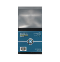 (250-Count) CSP Large Size PSA Slab Resealable Graded Card Sleeves 4 Mil Poly