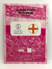2025 Topps Merlin UEFA Women&rsquo;s Euros Alessia Russo & Beth Mead Duo /75 ENGLAND