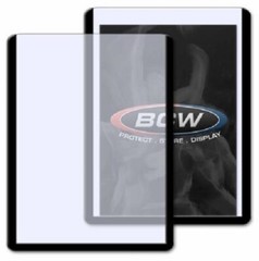 25 BCW Black Border Toploader 3×4 Standard Trading Quality Card Holder Rigid PVC