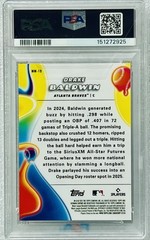 2025 Bowman Chrome Drake Baldwin Rookie Mini Diamond /150 Melt Mashers PSA 9