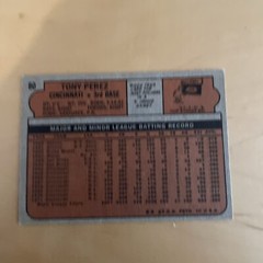 1972 Topps – #80 Tony Perez EXCELLENT Cincinnati Reds *B*