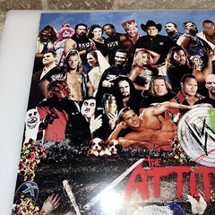 WWF WWE Attitude Era Sgt Peppers Poster Print The Rock Pro Wrestling 12” x 16”