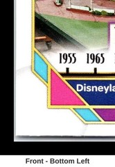 2026 Disneyland 70th #88 Dinseyland 10th Anniversary Dinsey Base Trading Card