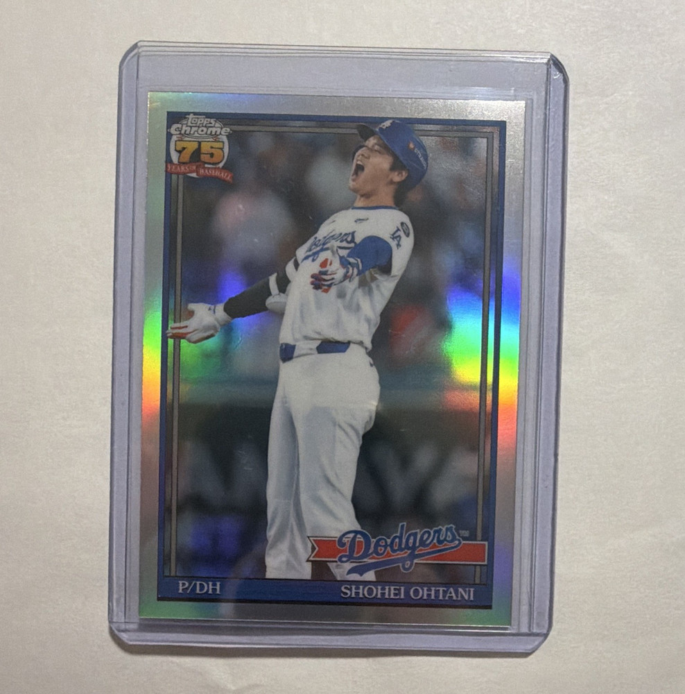 Topps Chrome 2026 75 Years of Baseball Shohei Ohtani Dodgers #91B-1 Insert