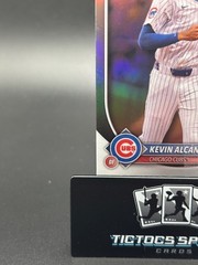 2025 Bowman Chrome Kevin Alcantara Red Rookie Variation Refractor No. 95