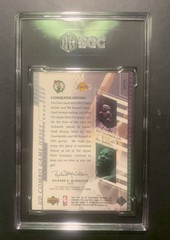 2000-01 Upper Deck Combo Game Jersey /50 Wilt Chamberlain & Bill Russell SGC6