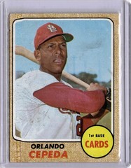 1968 Topps #200 Orlando Cepeda